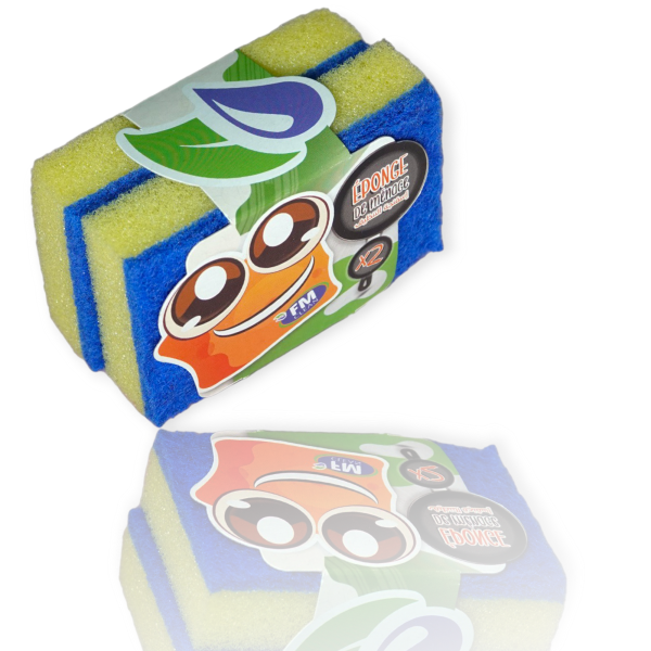 éponge abrasif 2 pcs