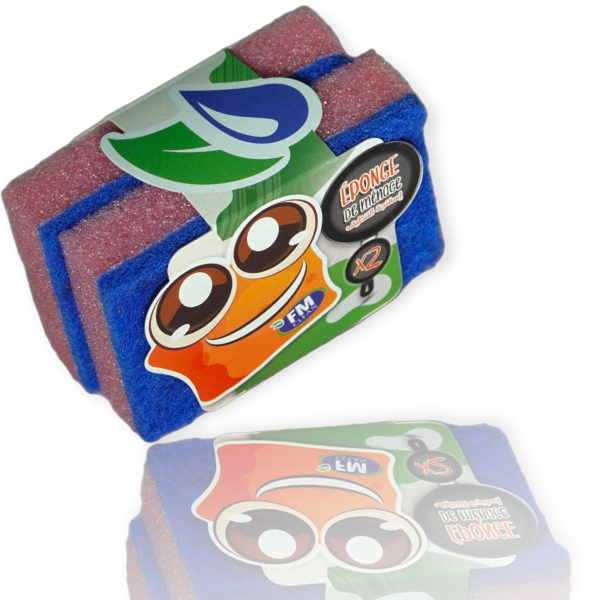 éponge abrasif 2 pcs